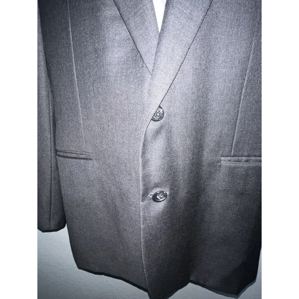 Loro Piana Wool Blazer Mens 40R Gray Boardroom Sport Coat Jacket 2 Button Notch